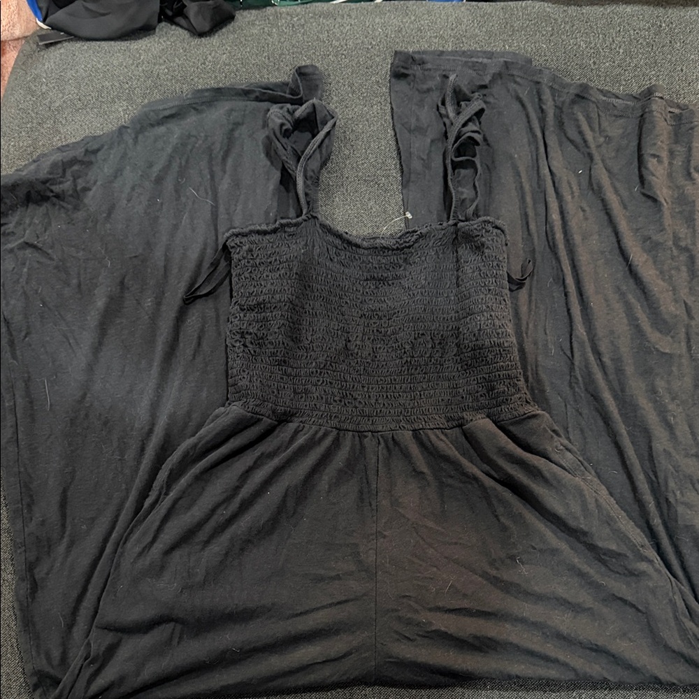 Aerie Charcoal Textured Top